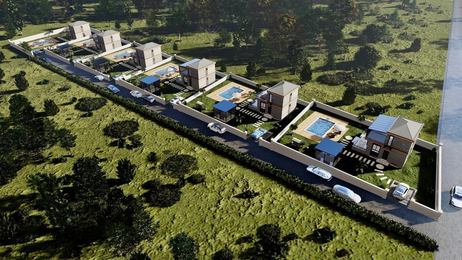 PANORAMİK DOĞA MANZARALI, PLAJA 10DK MESAFE, İMARLI-RUHSATLI-PROJELİ ARSALAR! 725m2 - KADIKÖY MH