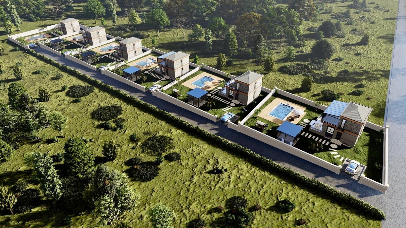 PANORAMİK DOĞA MANZARALI, PLAJA 10DK MESAFE, İMARLI-RUHSATLI-PROJELİ ARSALAR! 725m2 - KADIKÖY MH