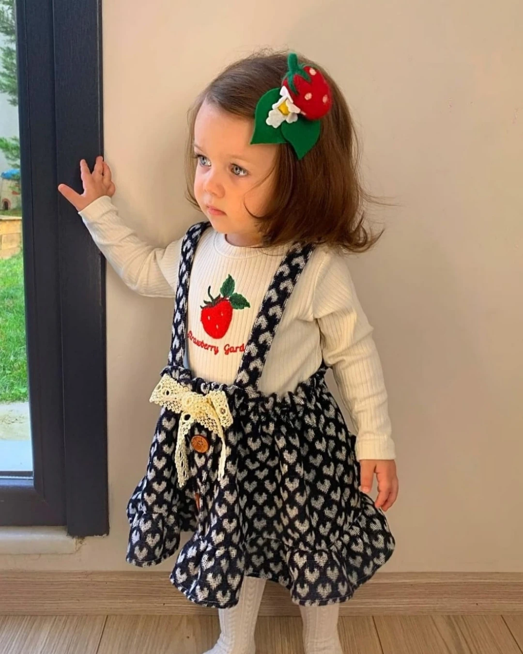 Strawberry Çıtçıtlı Badi ve Salopet Elbise ELB23