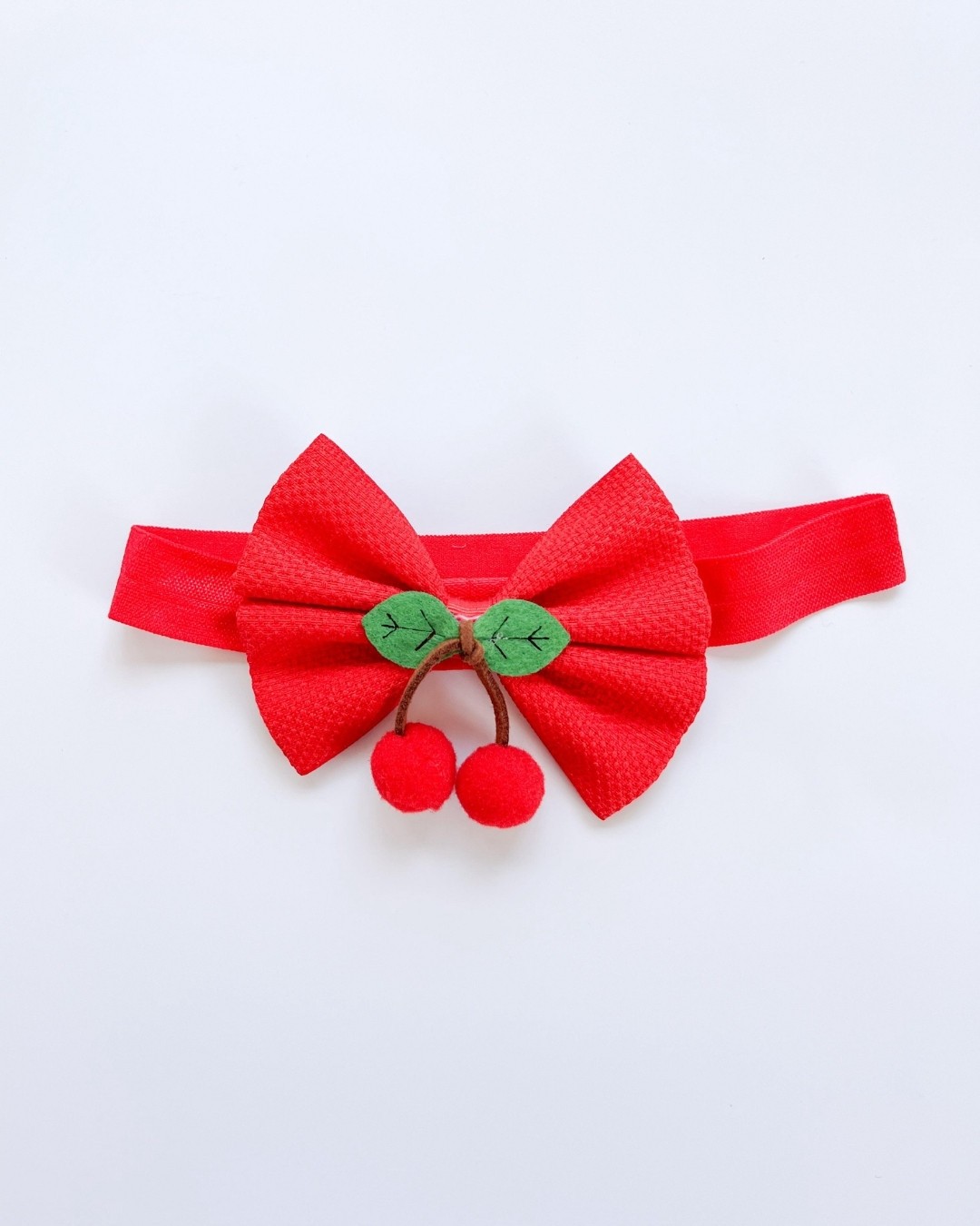 Cherry Kırmızı Kız Bebek Bandana BA17