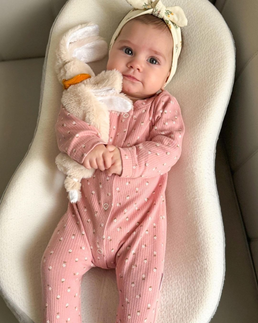 Lily Minik Çiçek Desenli Kız Bebek Tulumu TLM08 - Gülkurusu