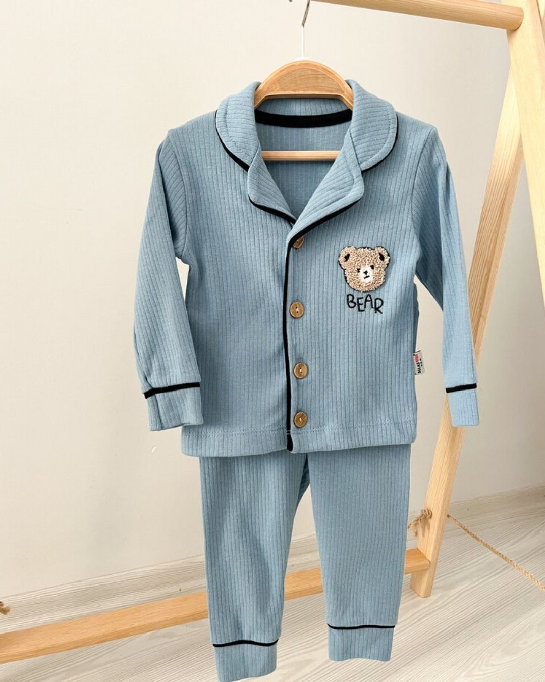 Süzene Ayıcıklı Bebek Pijama Takımı AÜ31