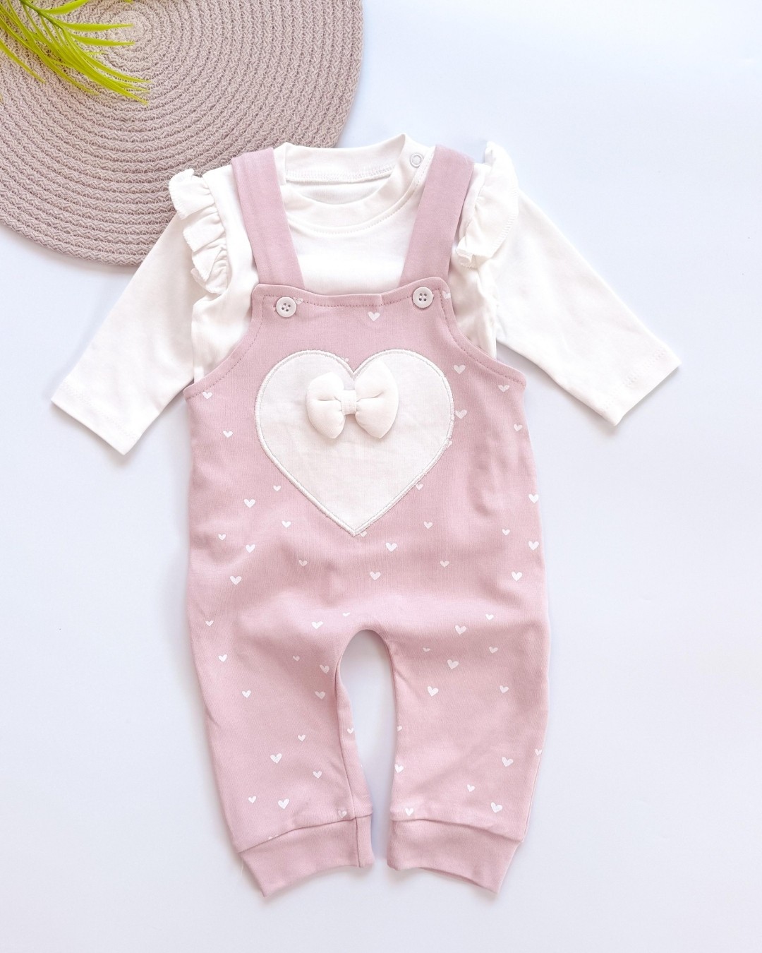Kalpli Kız Bebek Salopet TLM138