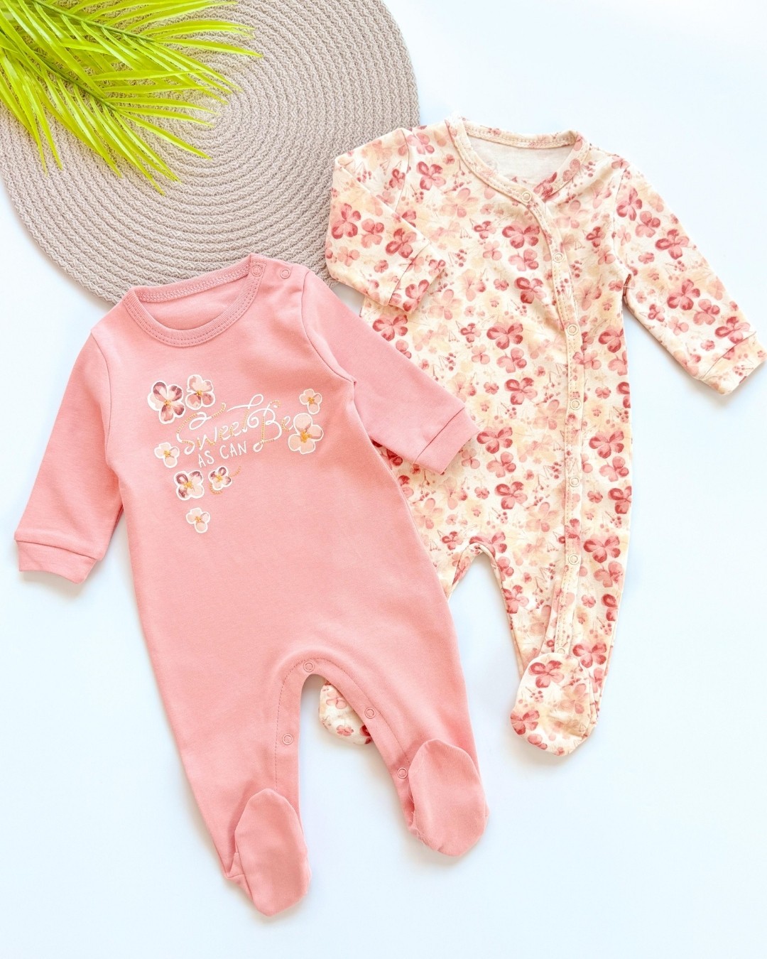 Sweet 2'li Kız Bebek Tulumu TLM124