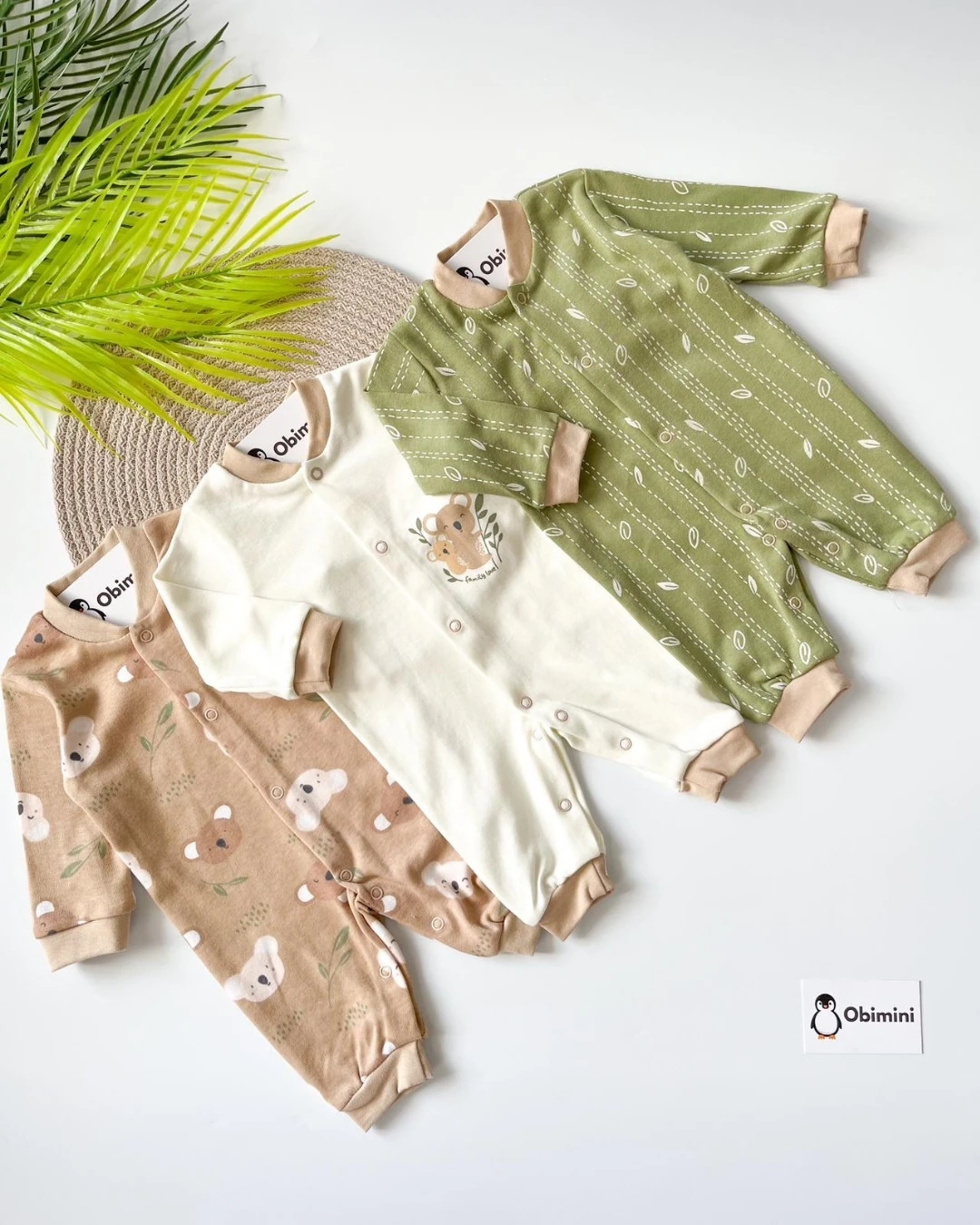 Koala Desenli 3lü Bebek Tulumu TLM223