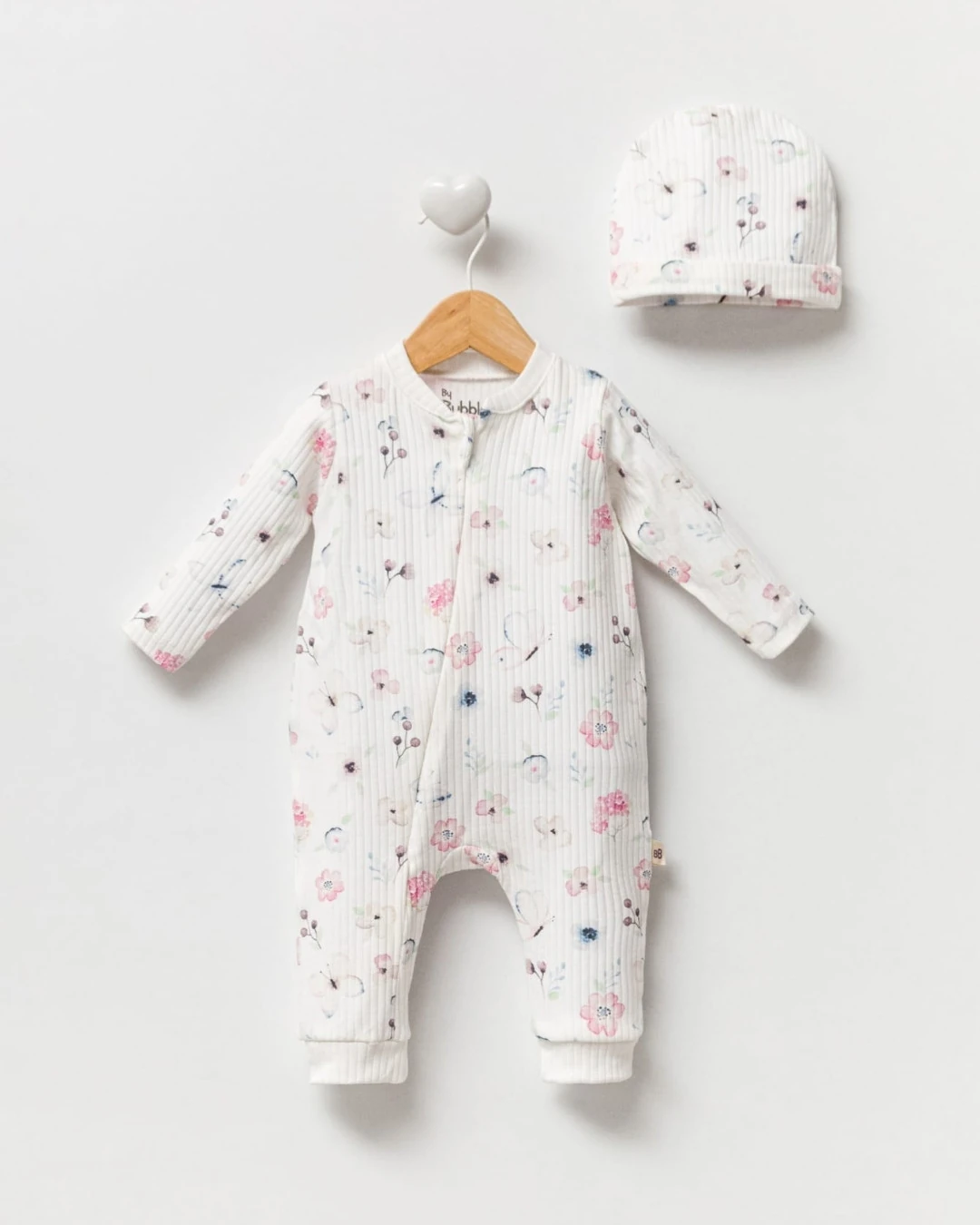 Garden Fermuarlı Şapkalı Tulum - Pembe