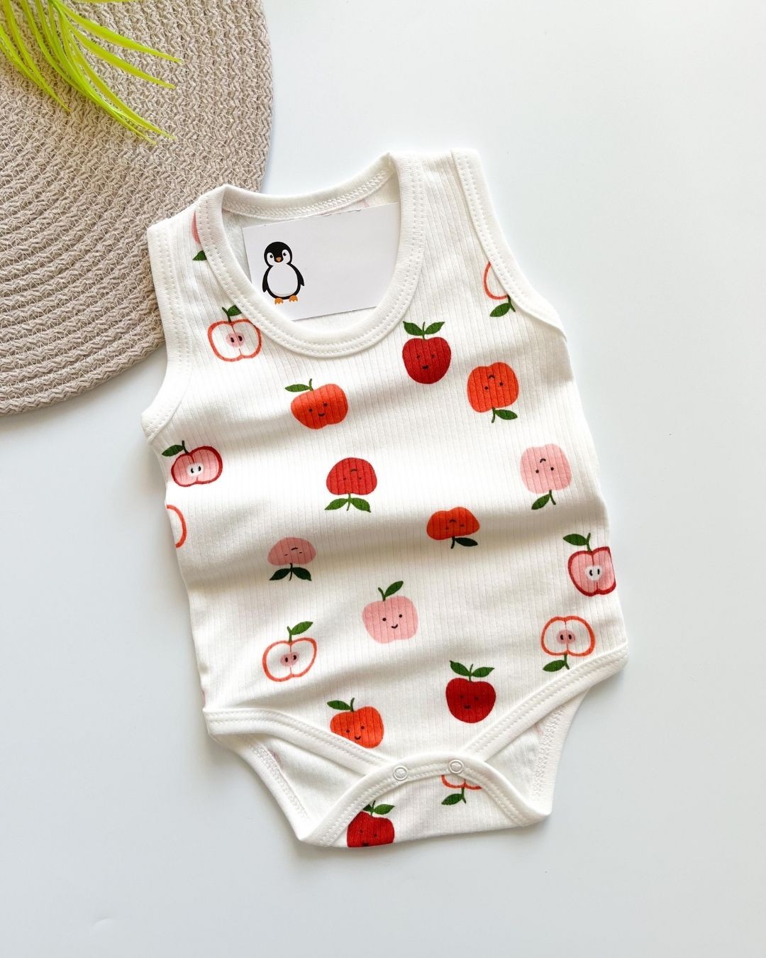 Askılı Bebek Body B13 - Elma