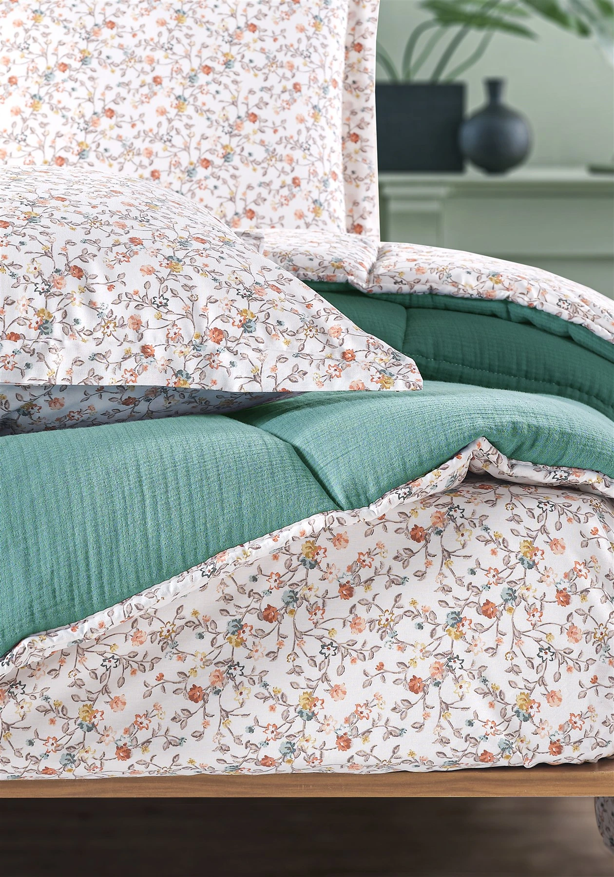 Andy Müslin Comfort Uyku Seti Çift Kişilik 95x215 cm - Turkuaz