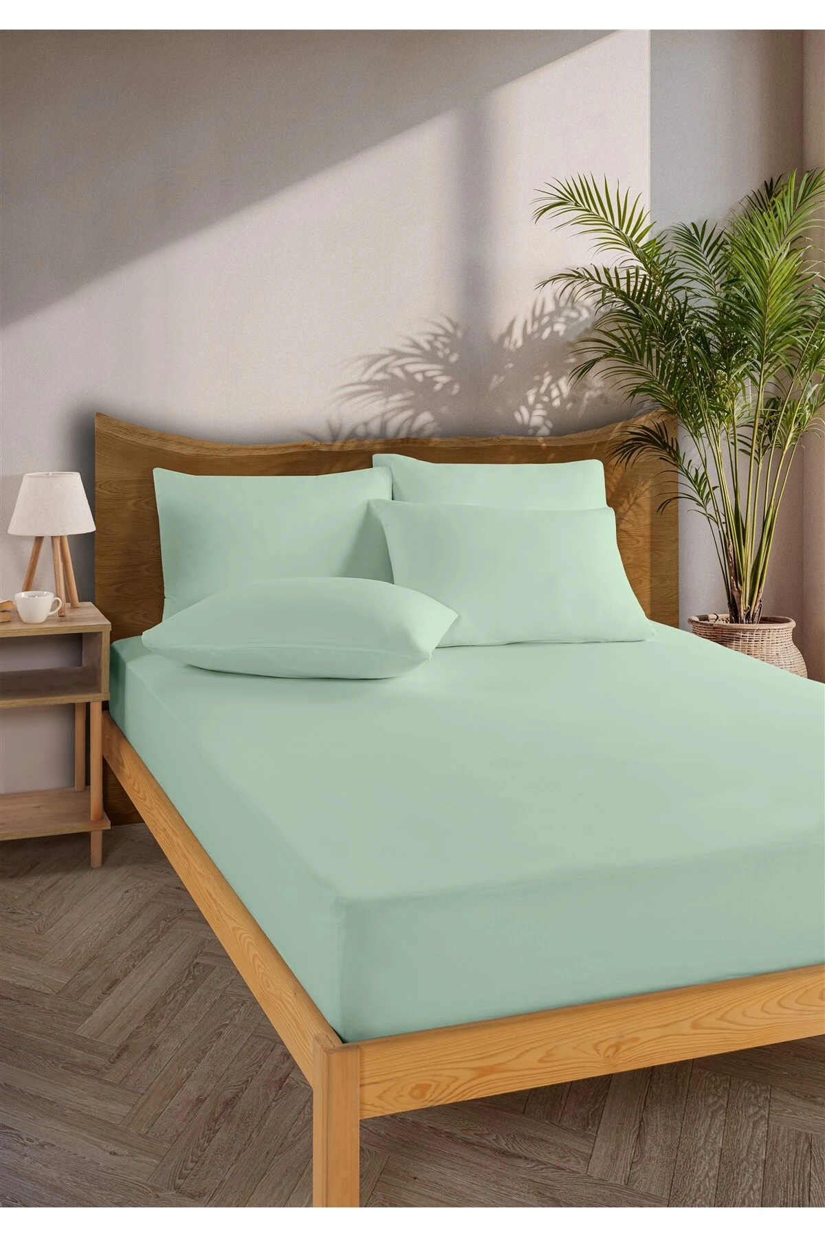 Siena Ranforce %100 Pamuk Lastikli Çarşaf Seti - Mi̇nt