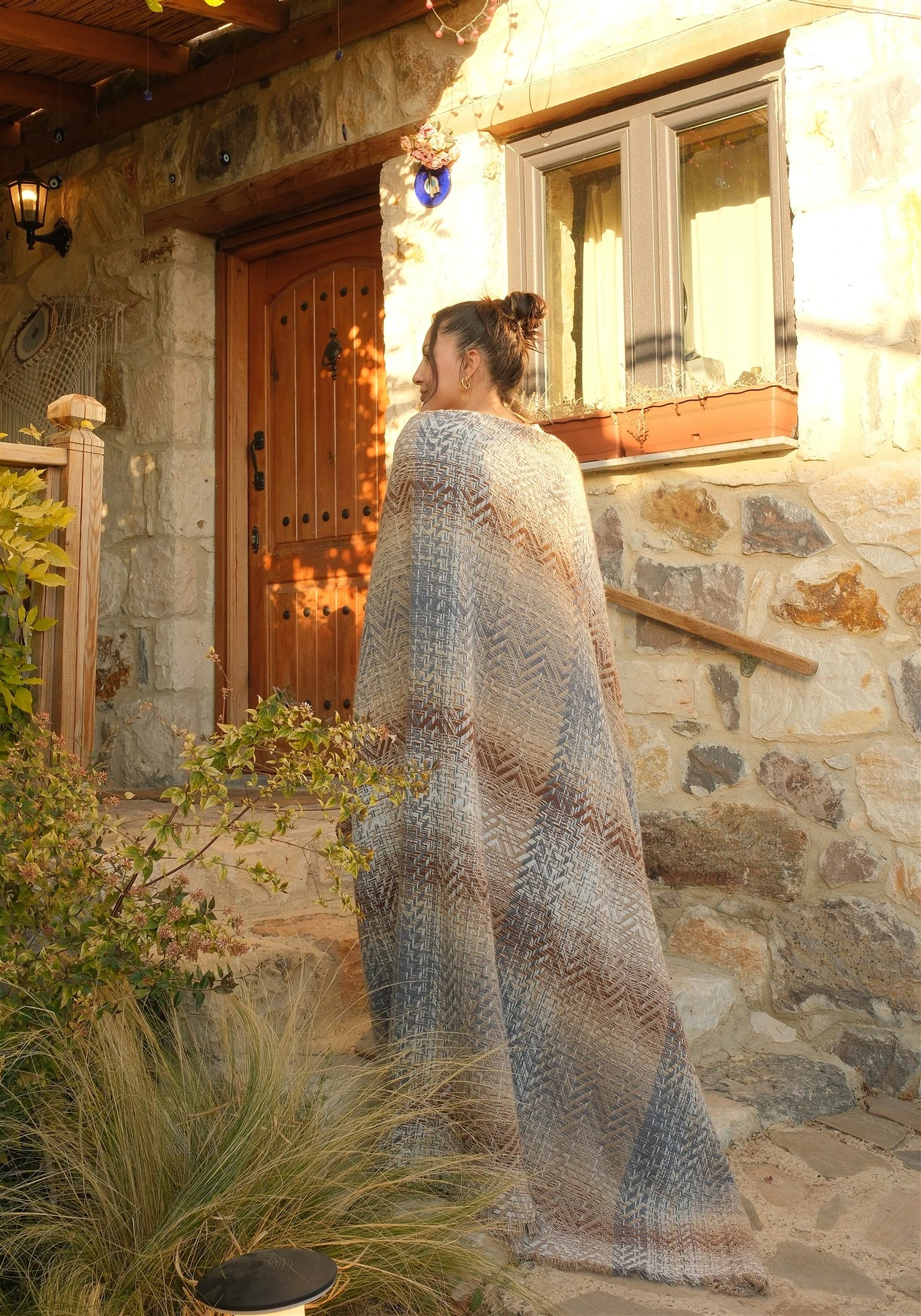 Hilda Pamuklu Skoç Tv Battaniyesi 130x170 cm