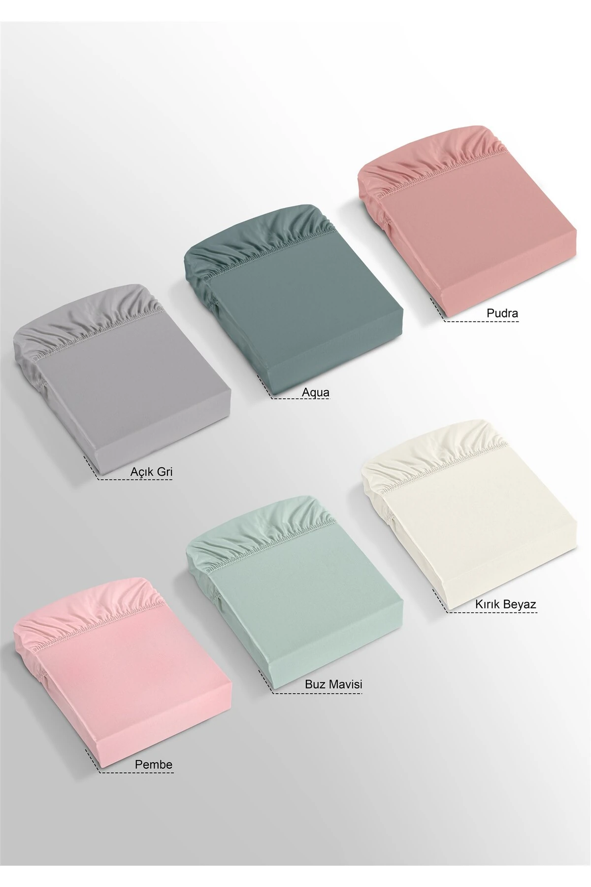 Naria Ranforce %100 Pamuk Lastikli Çarşaf - menekşe