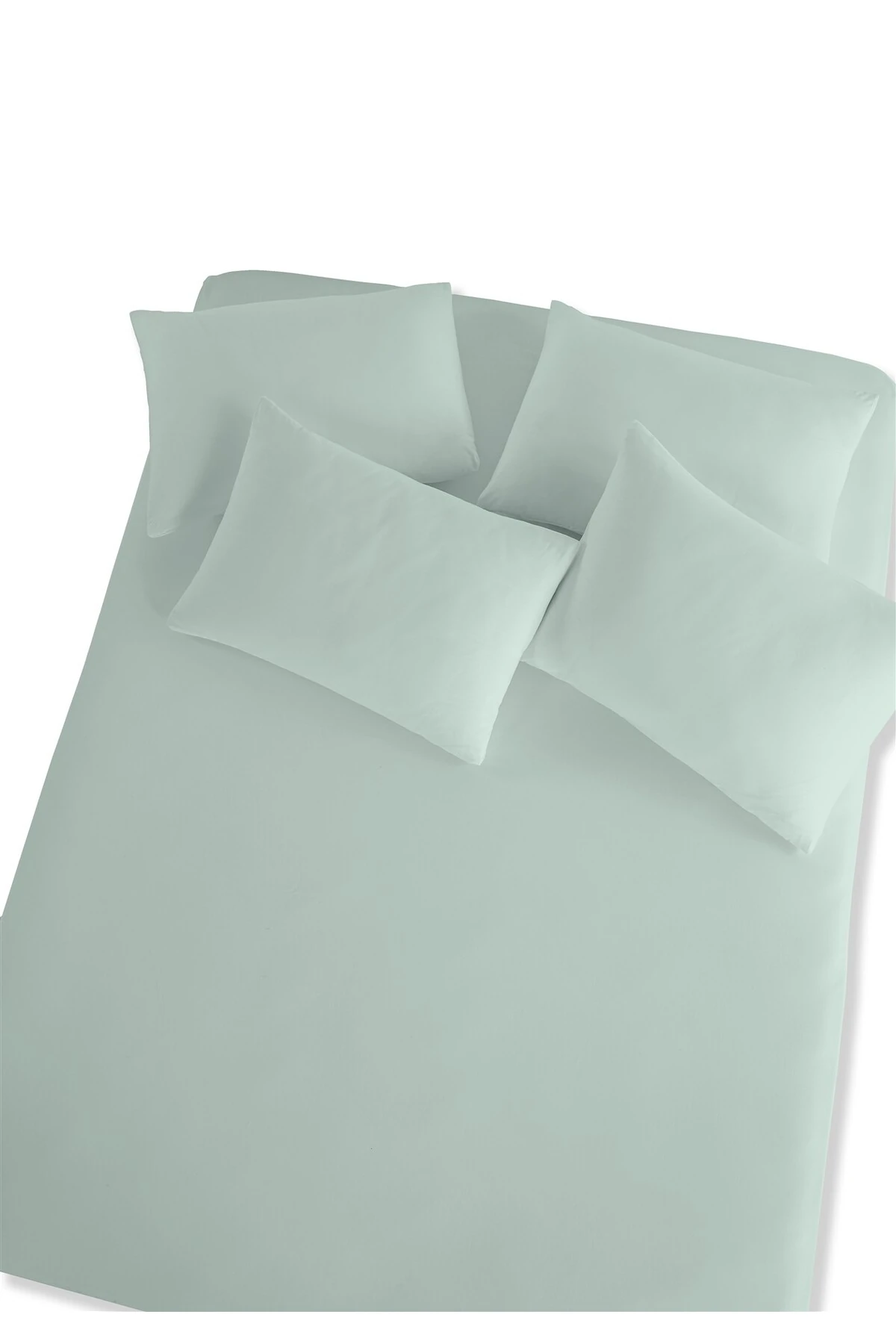 Siena Ranforce %100 Pamuk Lastikli Çarşaf Seti - buz mavi̇