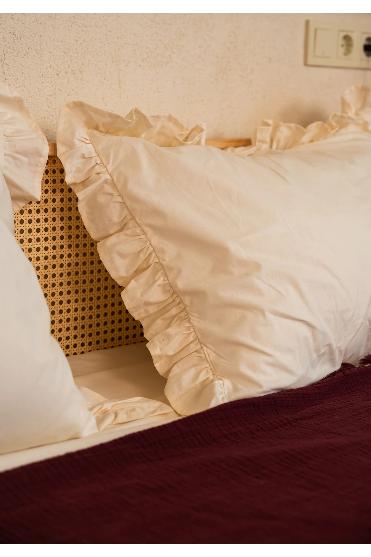 %100 Pamuk 4 kat Müslin Battaniye Takımı Çift Kişilik 200 x 230 cm