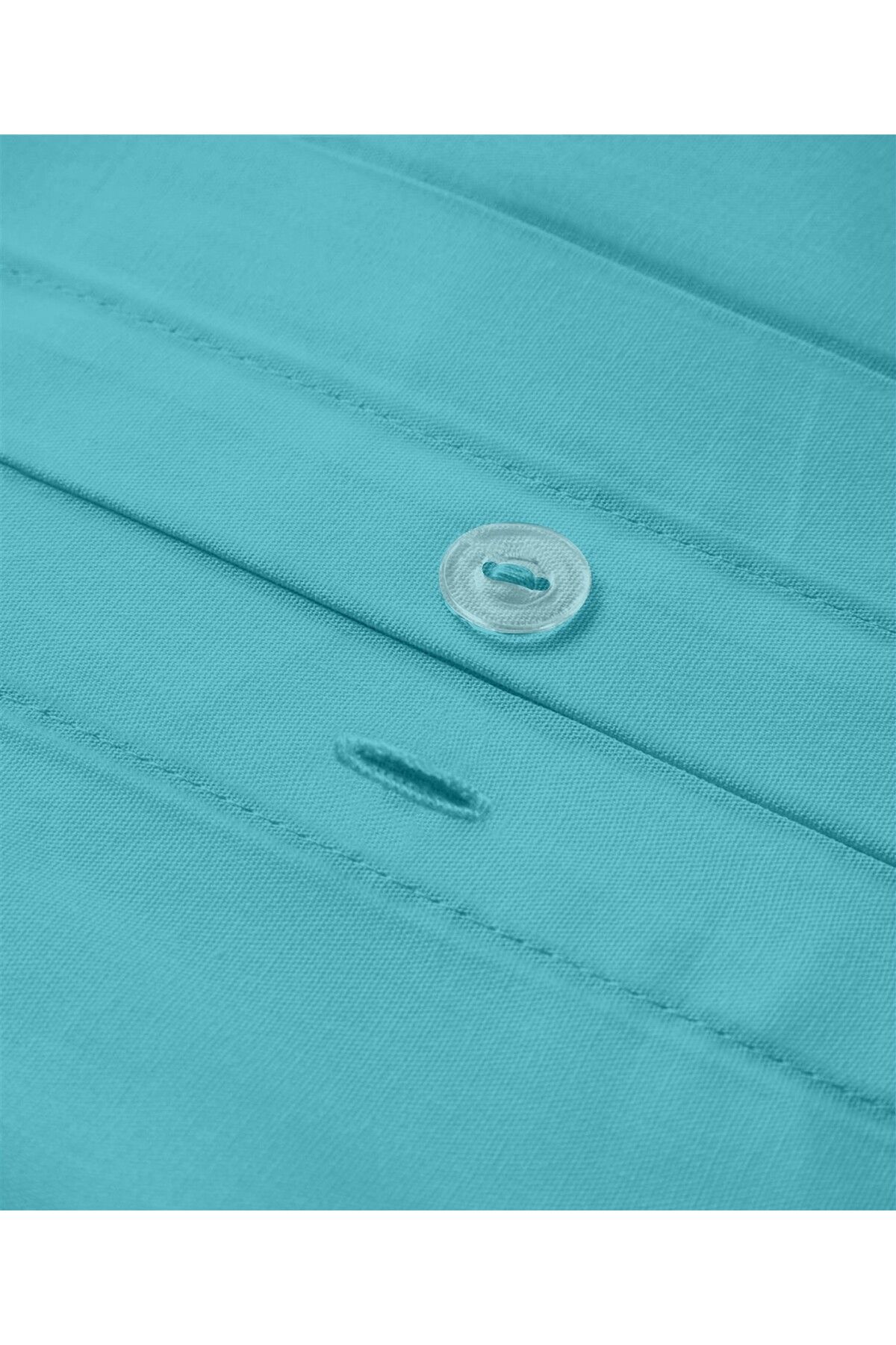 Organik Pamuk Akfil Nevresim Tek Kişilik 160x220 cm - Turkuaz