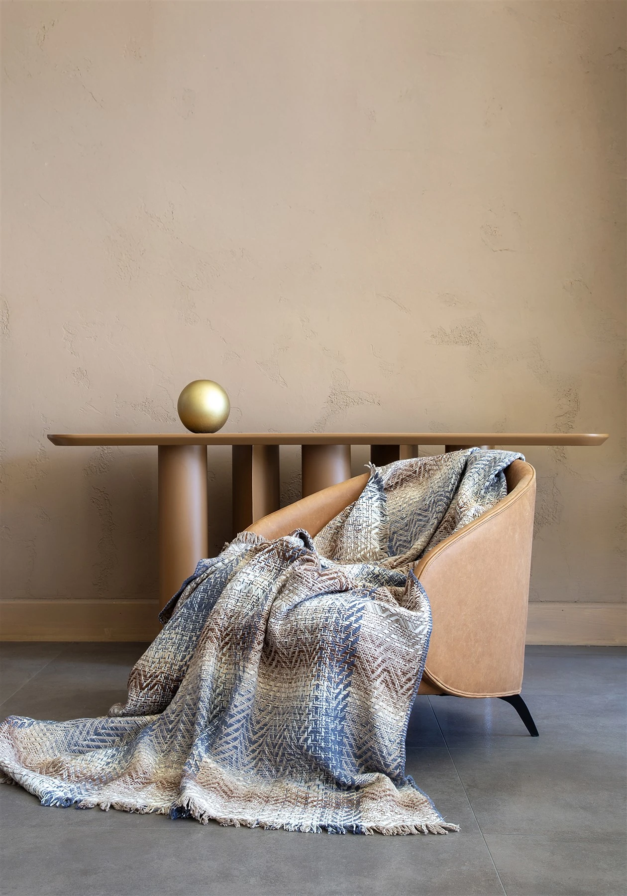 Hilda Pamuklu Skoç Tv Battaniyesi 130x170 cm