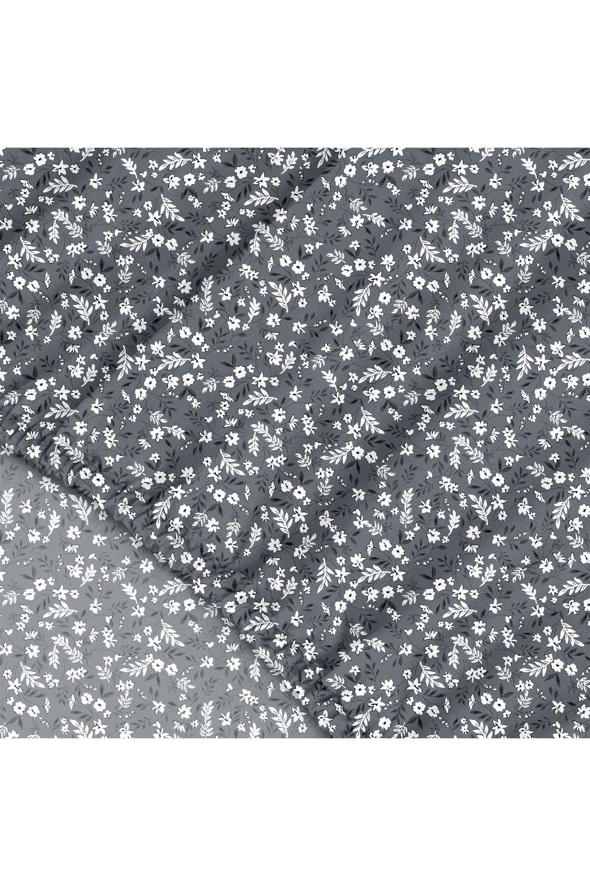 Dalya %100 Pamuk Çift Kişilik Lastikli Çarşaf - 160x200+30 cm - Laci̇vert