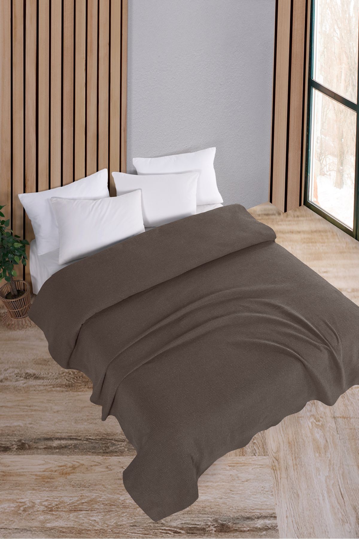 Pamuklu Akel  Çok Amaçlı Örtü Tek kişilik 160x230 cm