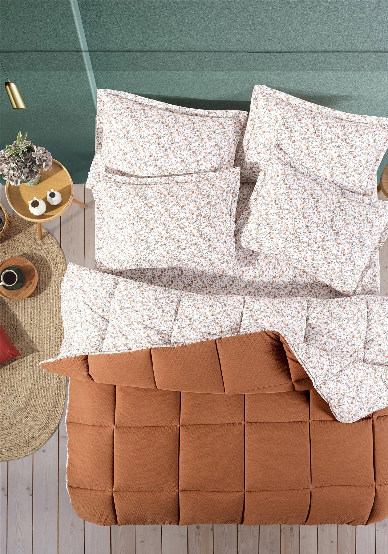 Andy Müslin Comfort Uyku Seti Çift Kişilik 95x215 cm - Kahve