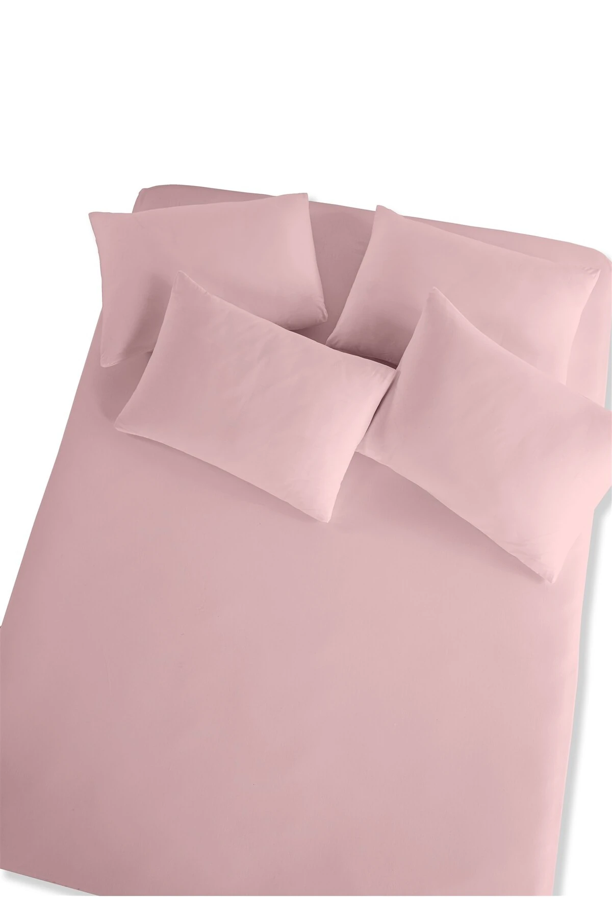 Siena Ranforce %100 Pamuk Lastikli Çarşaf Seti - Pembe