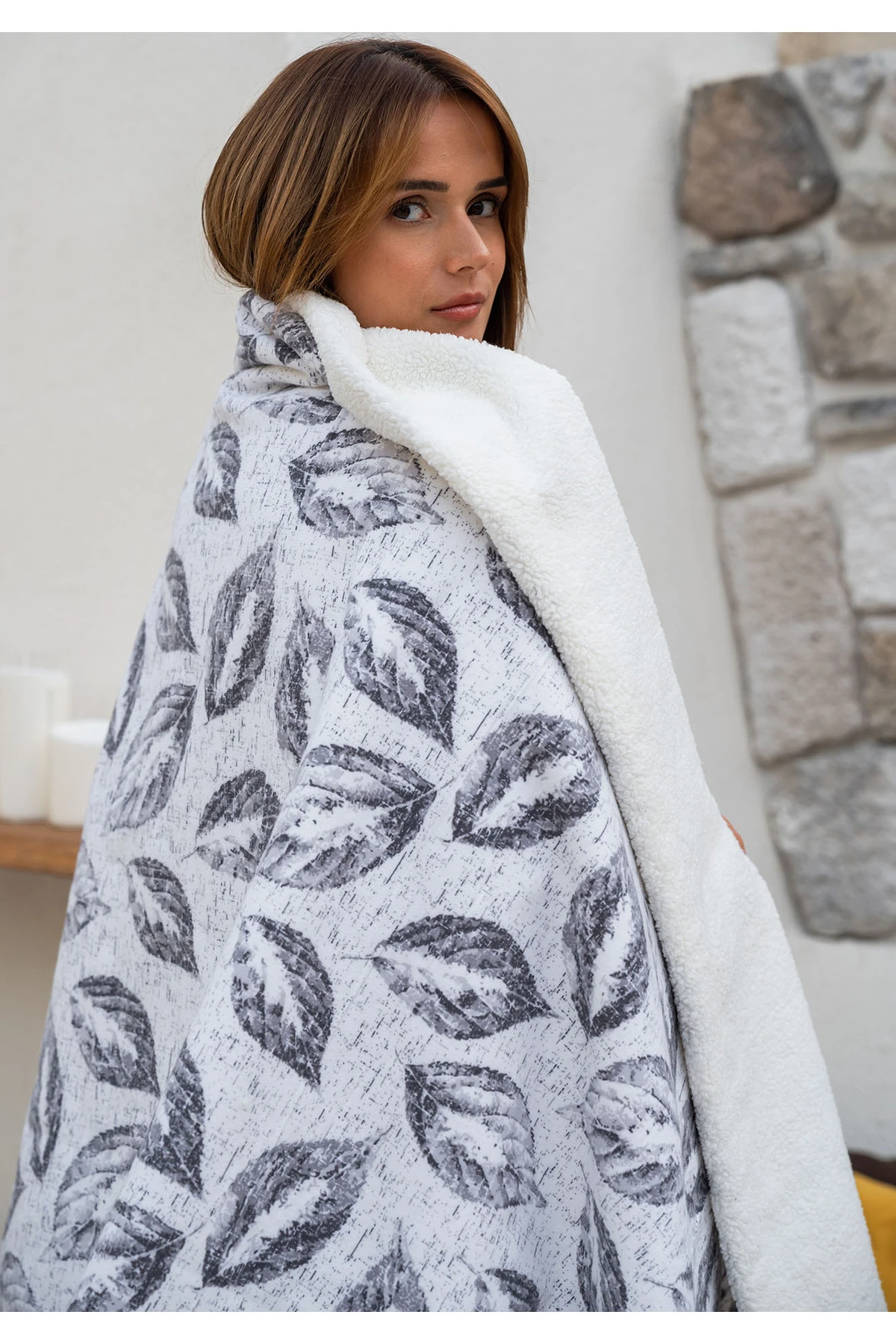 Sherpa Battaniye Çift Kişilik 200x230cm - Antrasi̇t