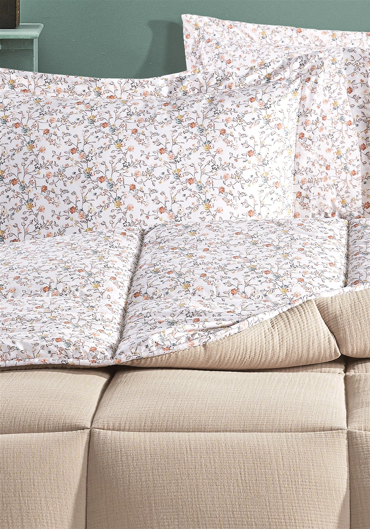 Andy Müslin Comfort Uyku Seti Çift Kişilik 95x215 cm - Bej