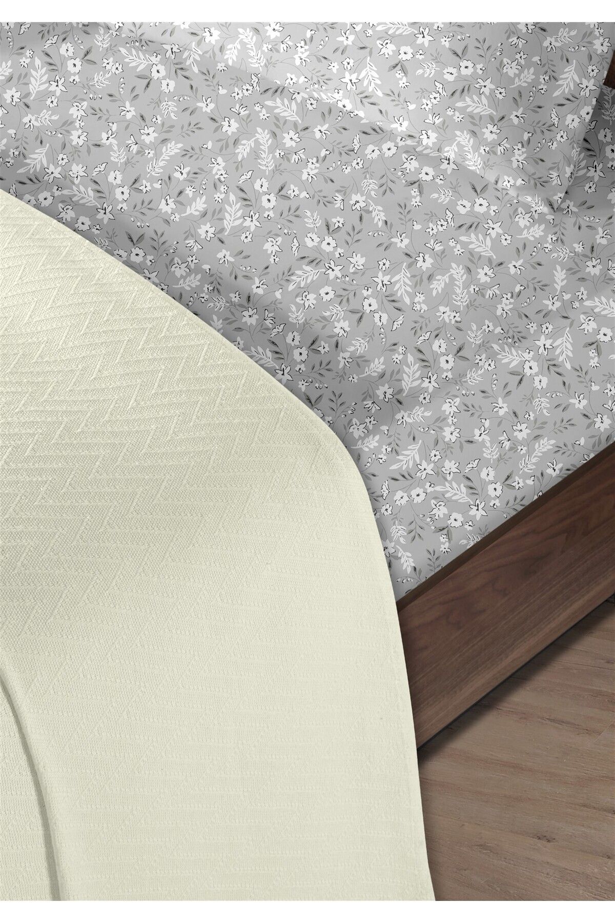 %100 Pamuk Doria Tek Kişilik Pike Takımı 160 x 200 cm