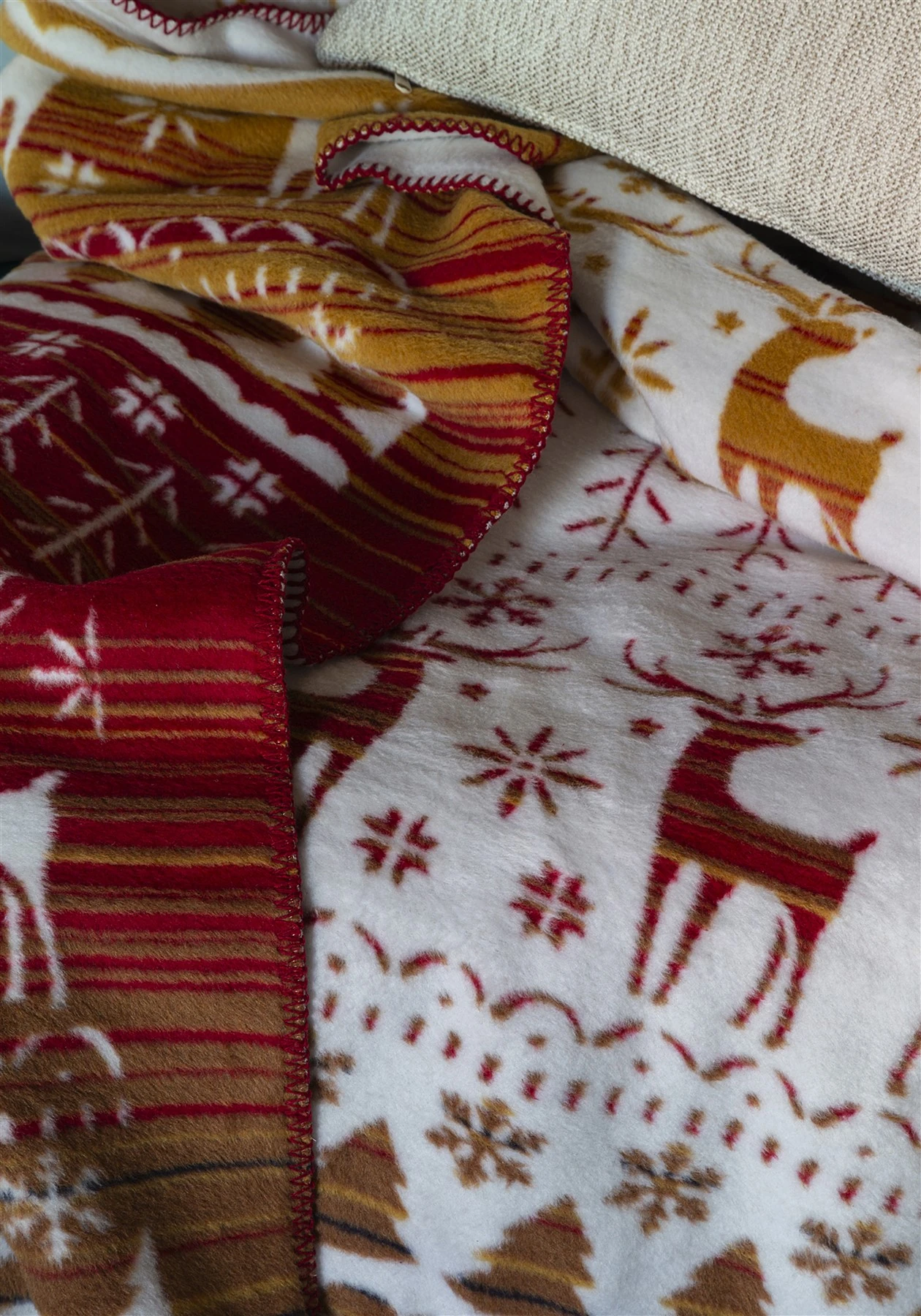 Christmas Pamuklu Tv Battaniyesi 130x170 cm Pamuklu Tv Battaniyesi 130x170 cm