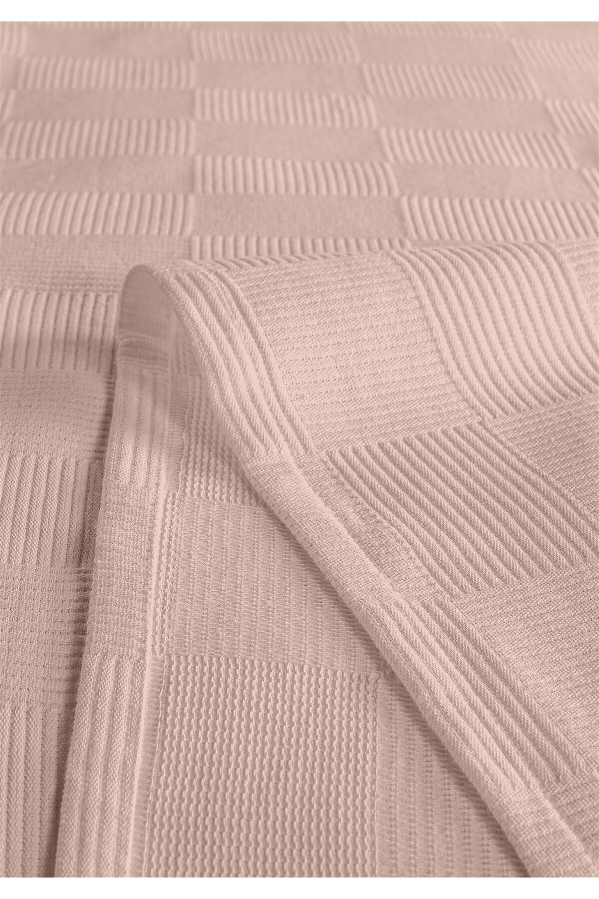 %100 Pamuk Tek Kişilik Otel Pike Takım 160 x 230 cm