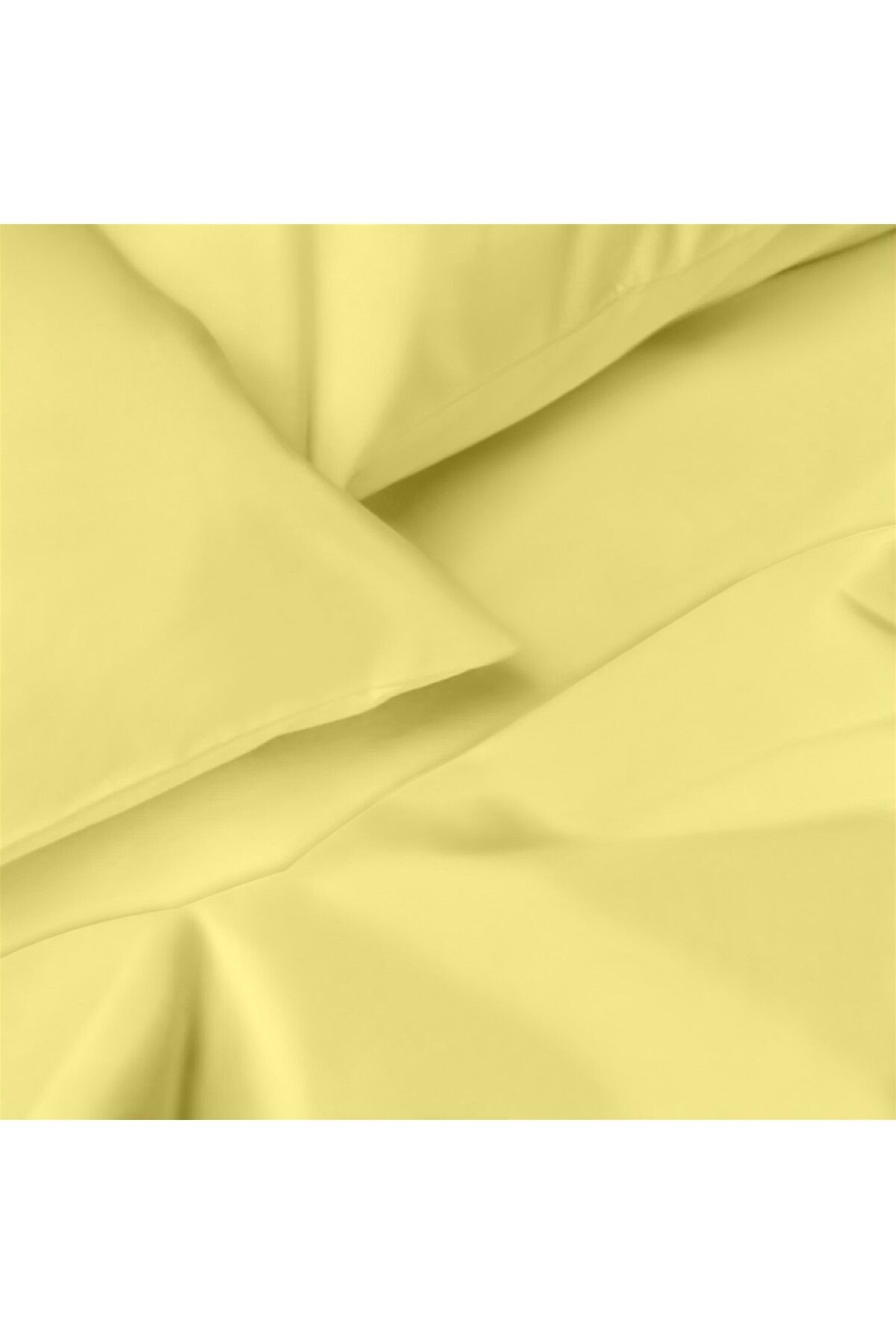 Organik Pamuk Akfil Nevresim Takımı  Tek Kişilik 160x220 cm - Sarı
