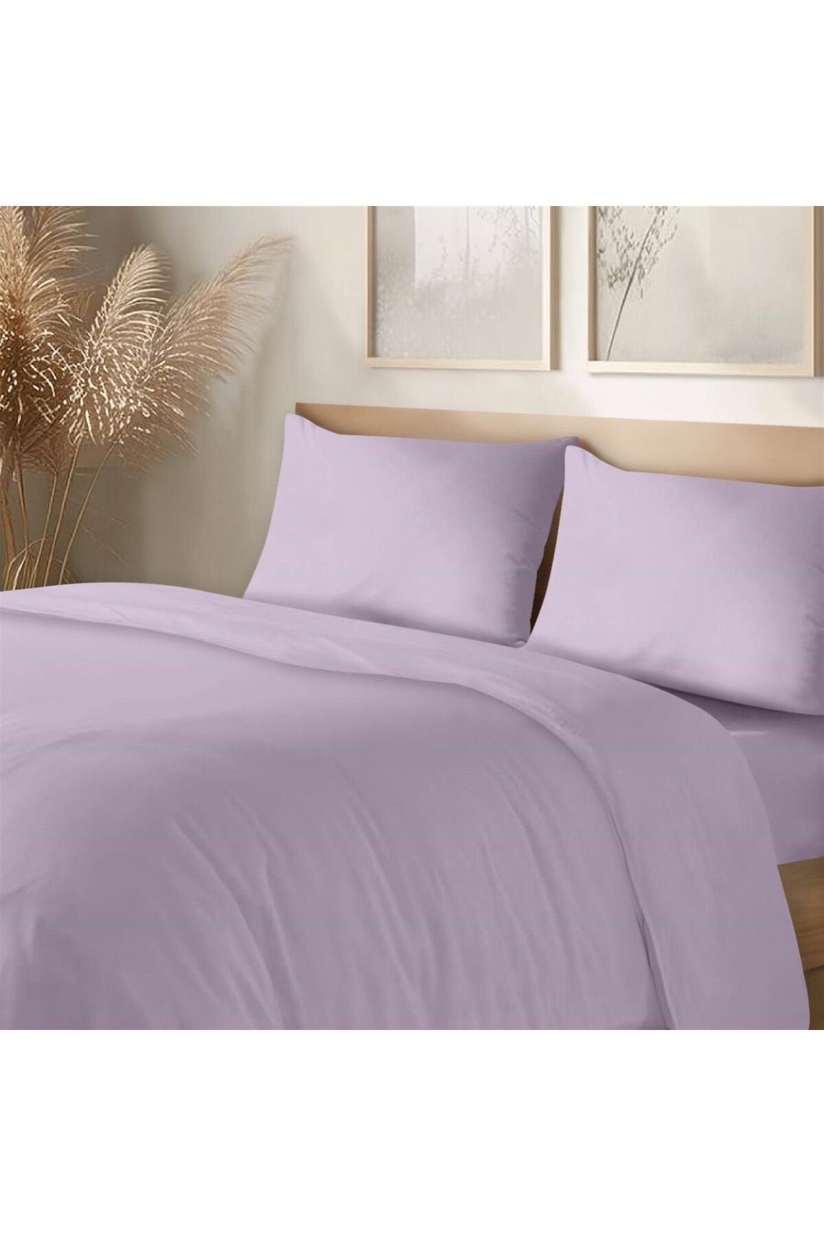 Organik Pamuk Akfil Nevresim Takımı  Tek Kişilik 160x220 cm - Li̇la