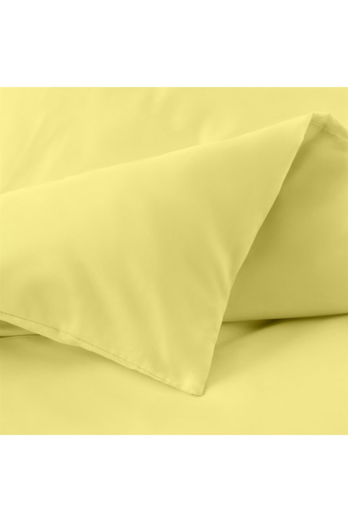 Organik Pamuk Akfil Nevresim Takımı  Tek Kişilik 160x220 cm - Sarı