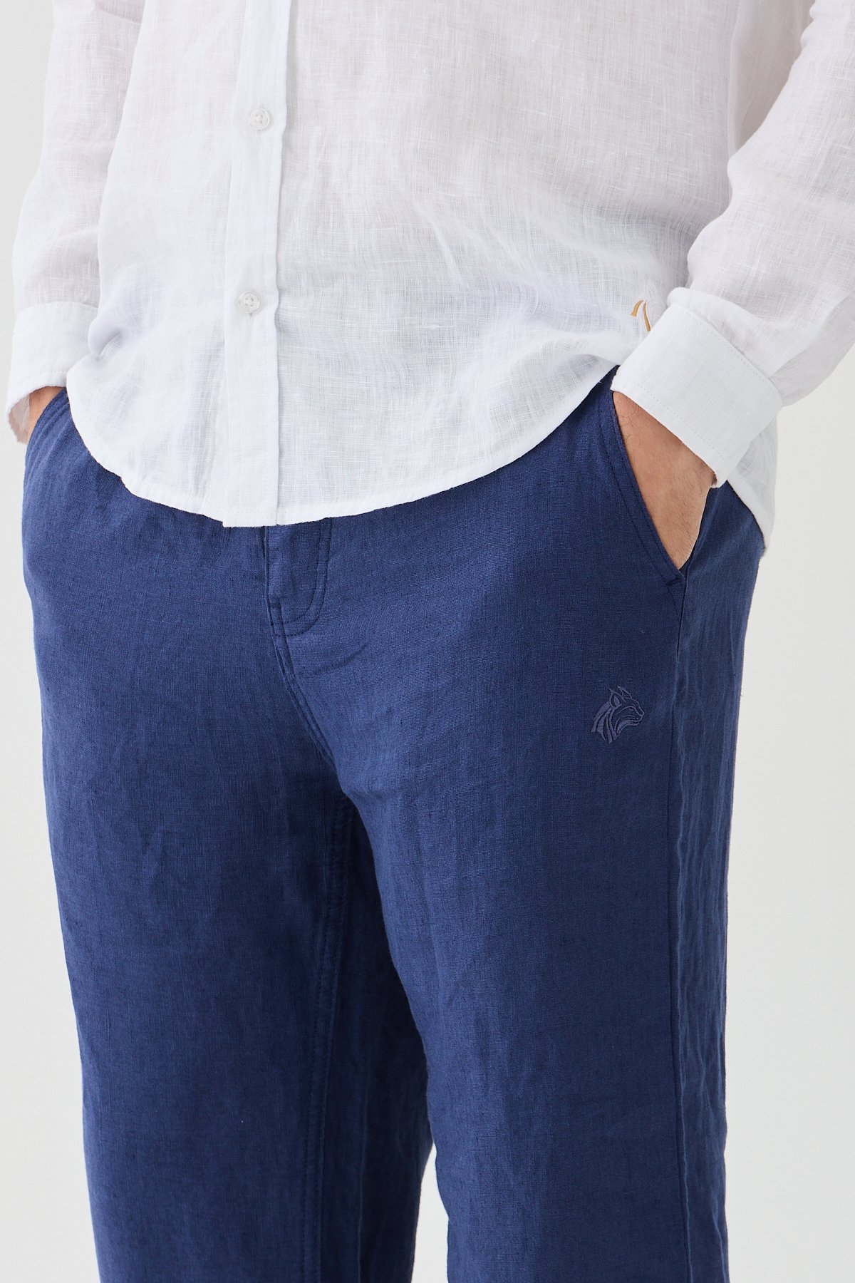 Este Marin Halikarnas Keten Jogger Pantalon - lacivert