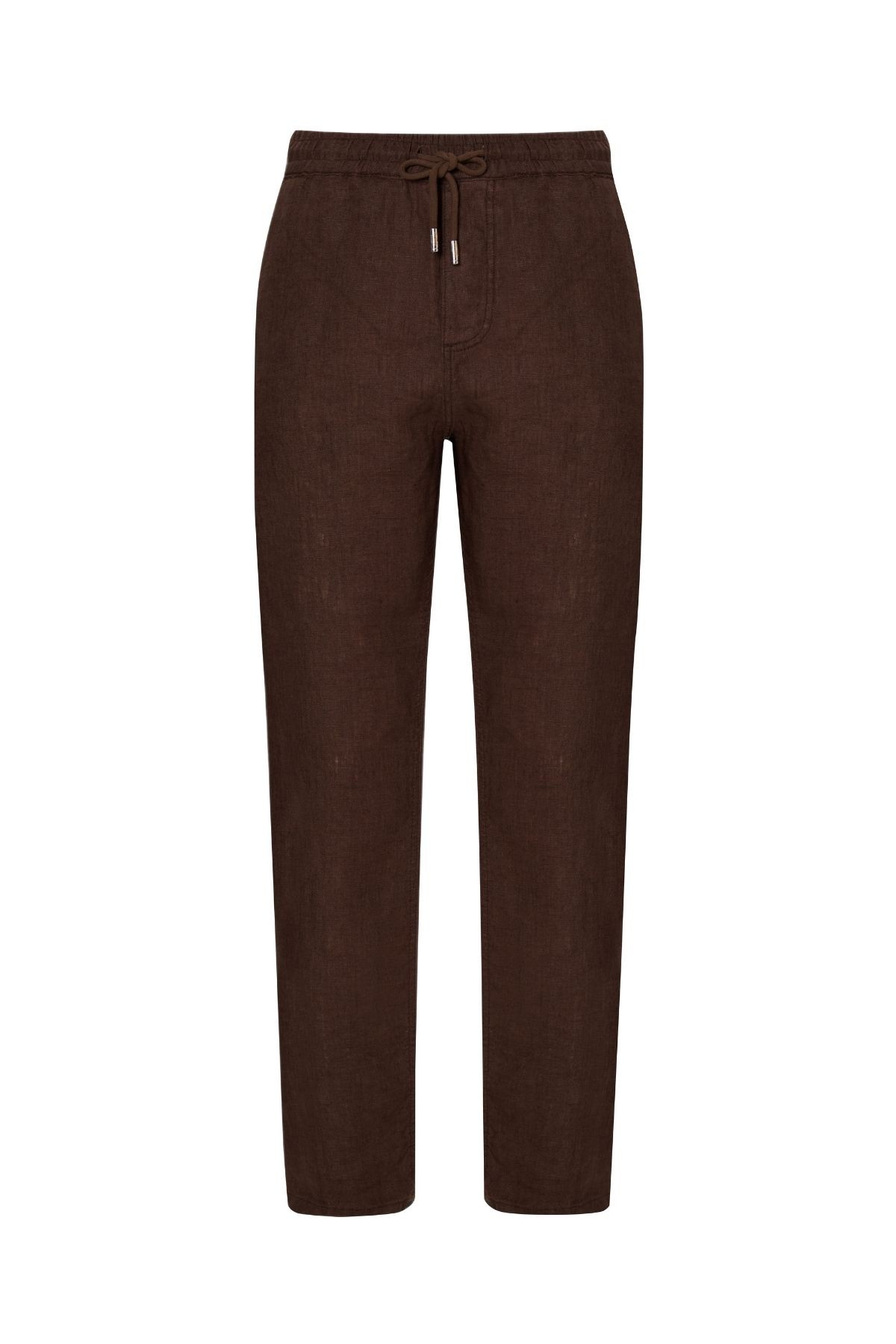 Halikarnas Keten Jogger Pantolon - kahverengi