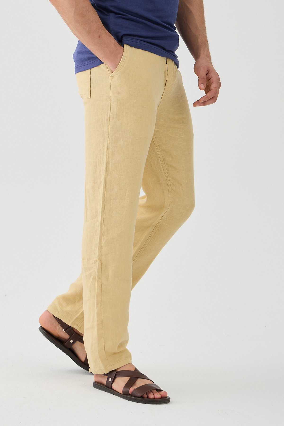 Este Marin Halikarnas Keten Jogger Pantalon