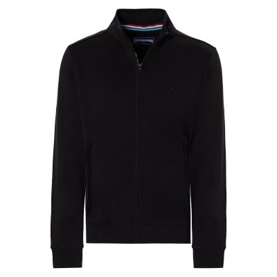 Este Marin Ortakent Viskon Siyah Renk Fermuarlı Sweatshirt