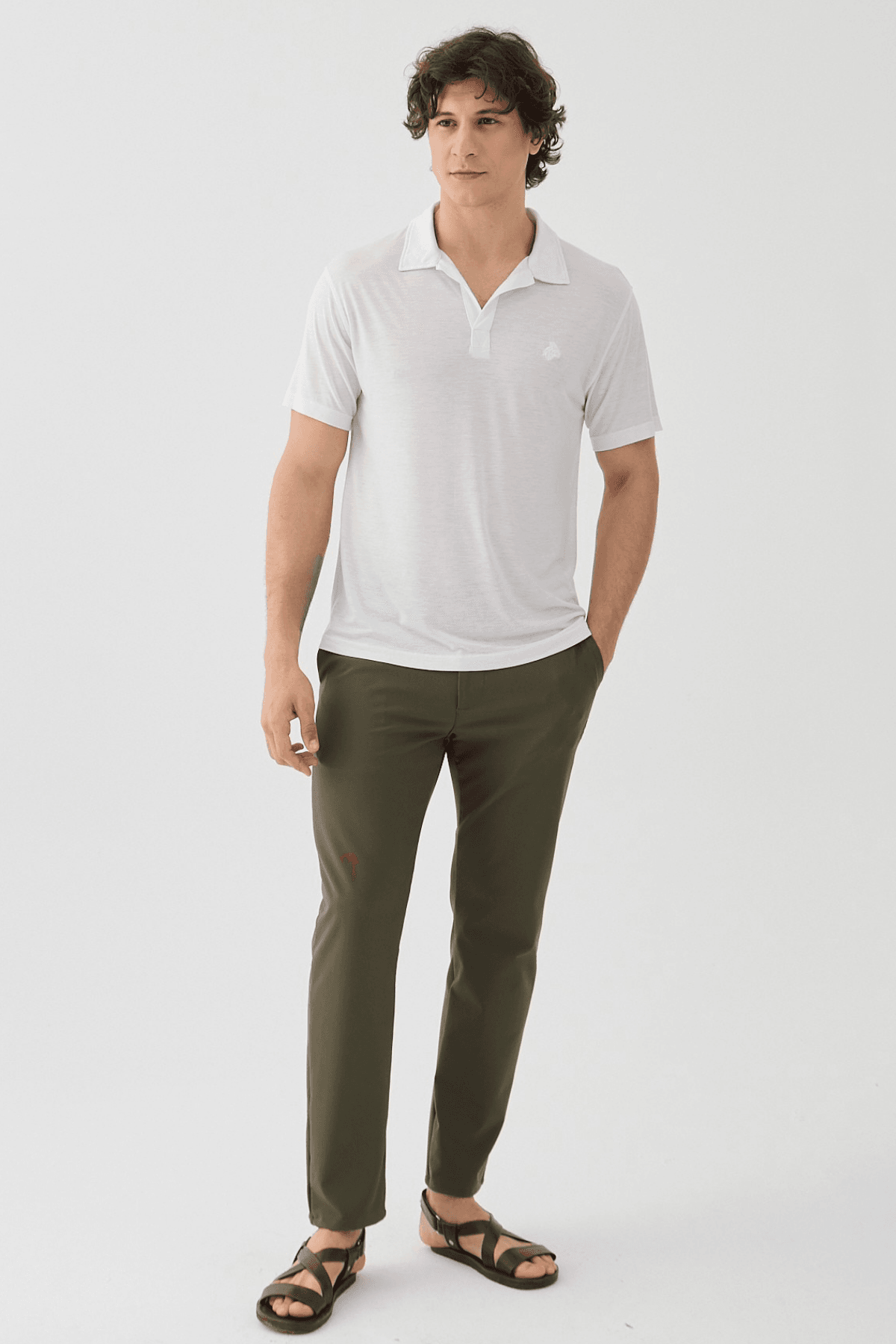 Gümüşlük Viscon Olive Jogger Pantolon