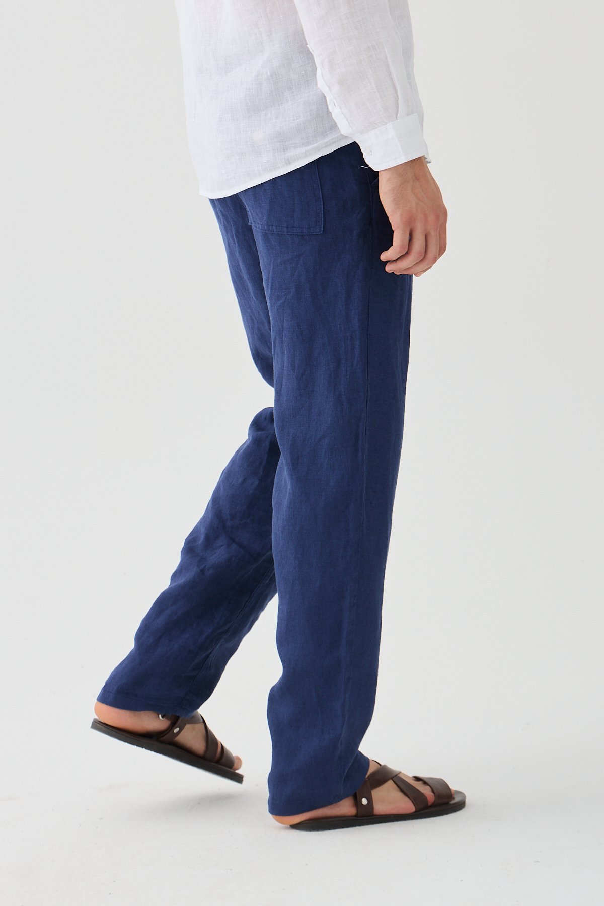 Este Marin Halikarnas Keten Jogger Pantalon - lacivert