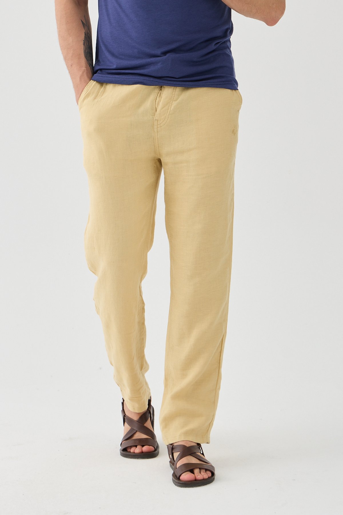 Este Marin Halikarnas Keten Jogger Pantalon