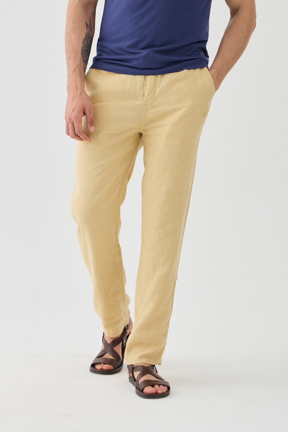 Este Marin Halikarnas Keten Jogger Pantalon