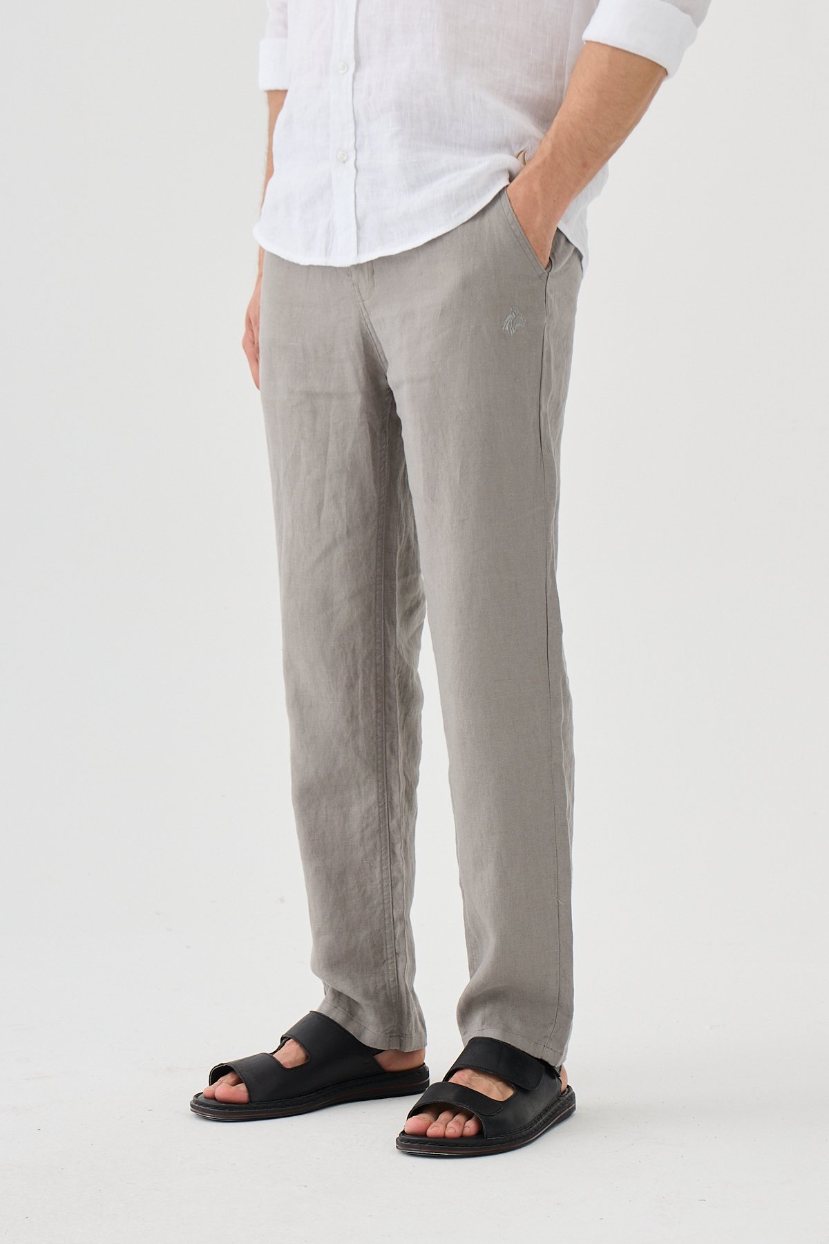 Este Marin Halikarnas Keten Jogger Pantalon - gri