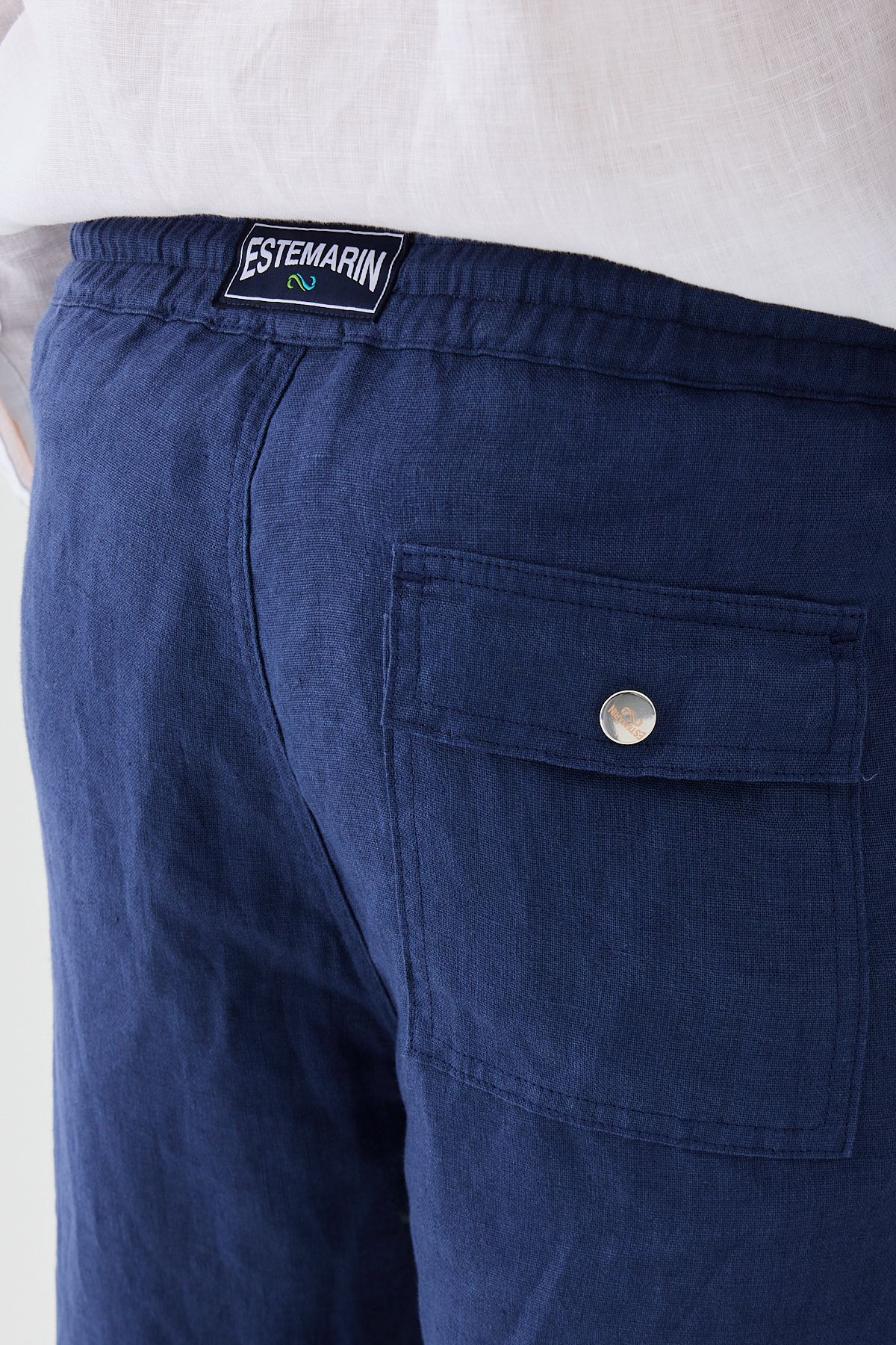Este Marin Halikarnas Keten Jogger Pantalon - lacivert