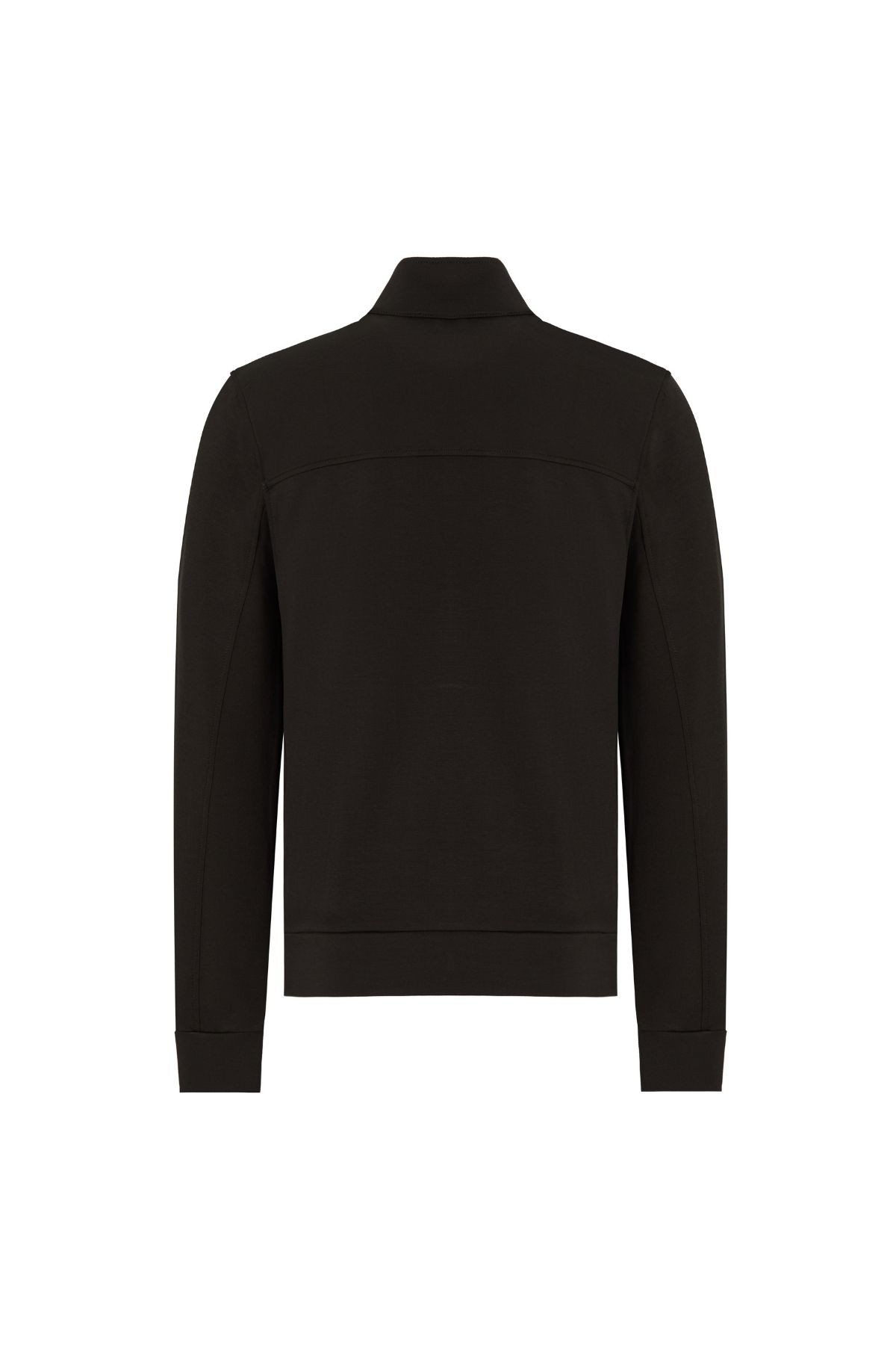 Este Marin Ortakent Viskon Haki Renk Fermuarlı Sweatshirt