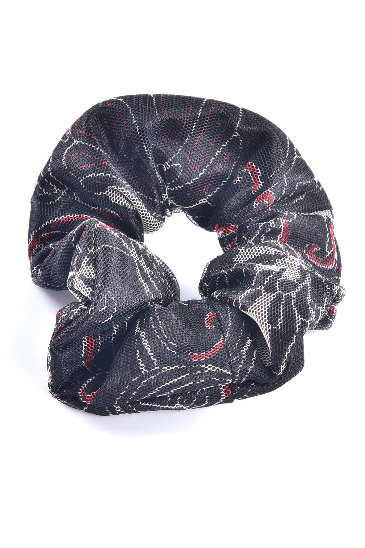 Kadın Desenli Scrunchie Toka