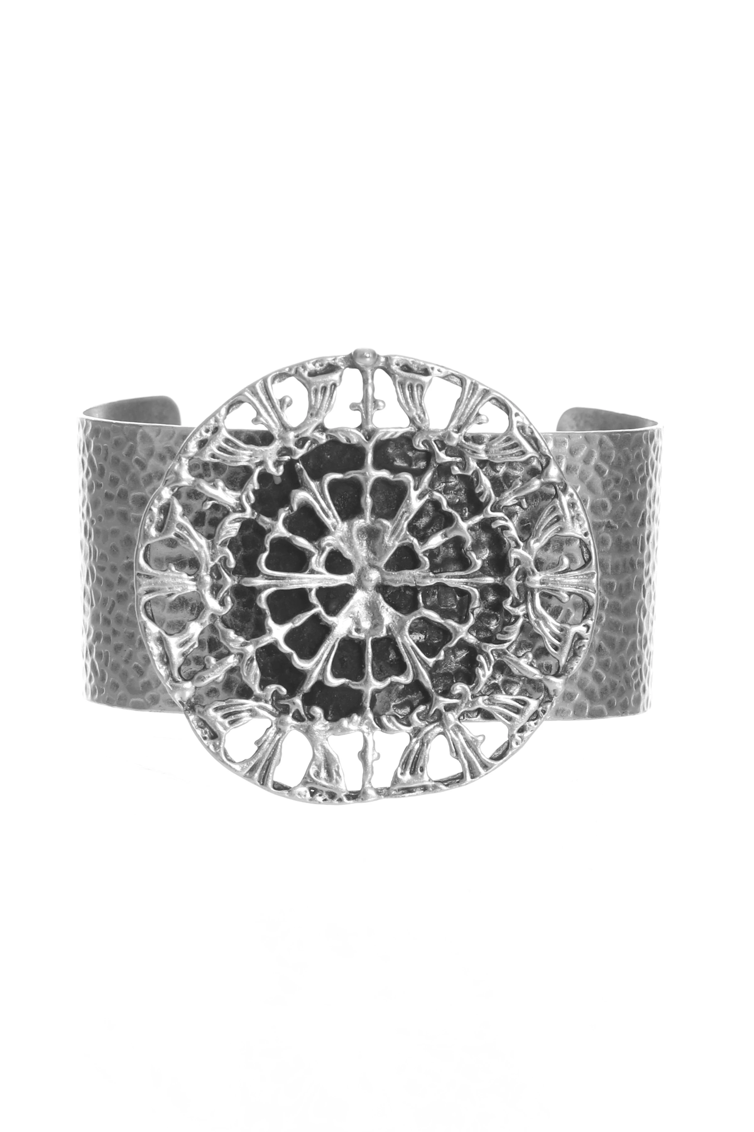 Labalaba Kadın Antik Gümüş Kaplama Ayarlanabilir Geniş Band Örümcek Ağı Figürlü Bileklik