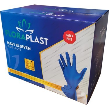 FLORAPLAST ELDİVEN MAVİ L 100 LÜ