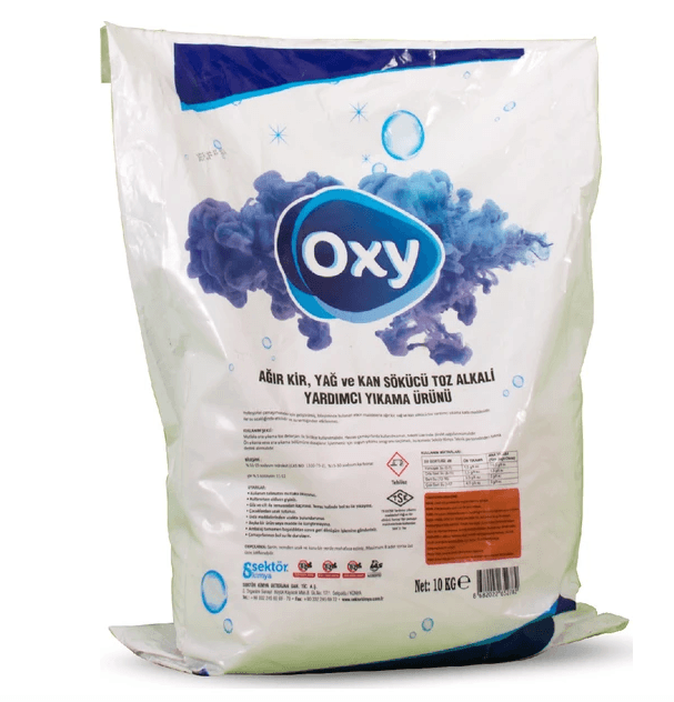 Oxy Ağır Kir ve Kan Çözücü Yardımcı Toz Yıkama Maddesi 10 kg