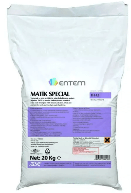 ENTEM Matik Special Çamaşır Makinesi Deterjanı 20 kg