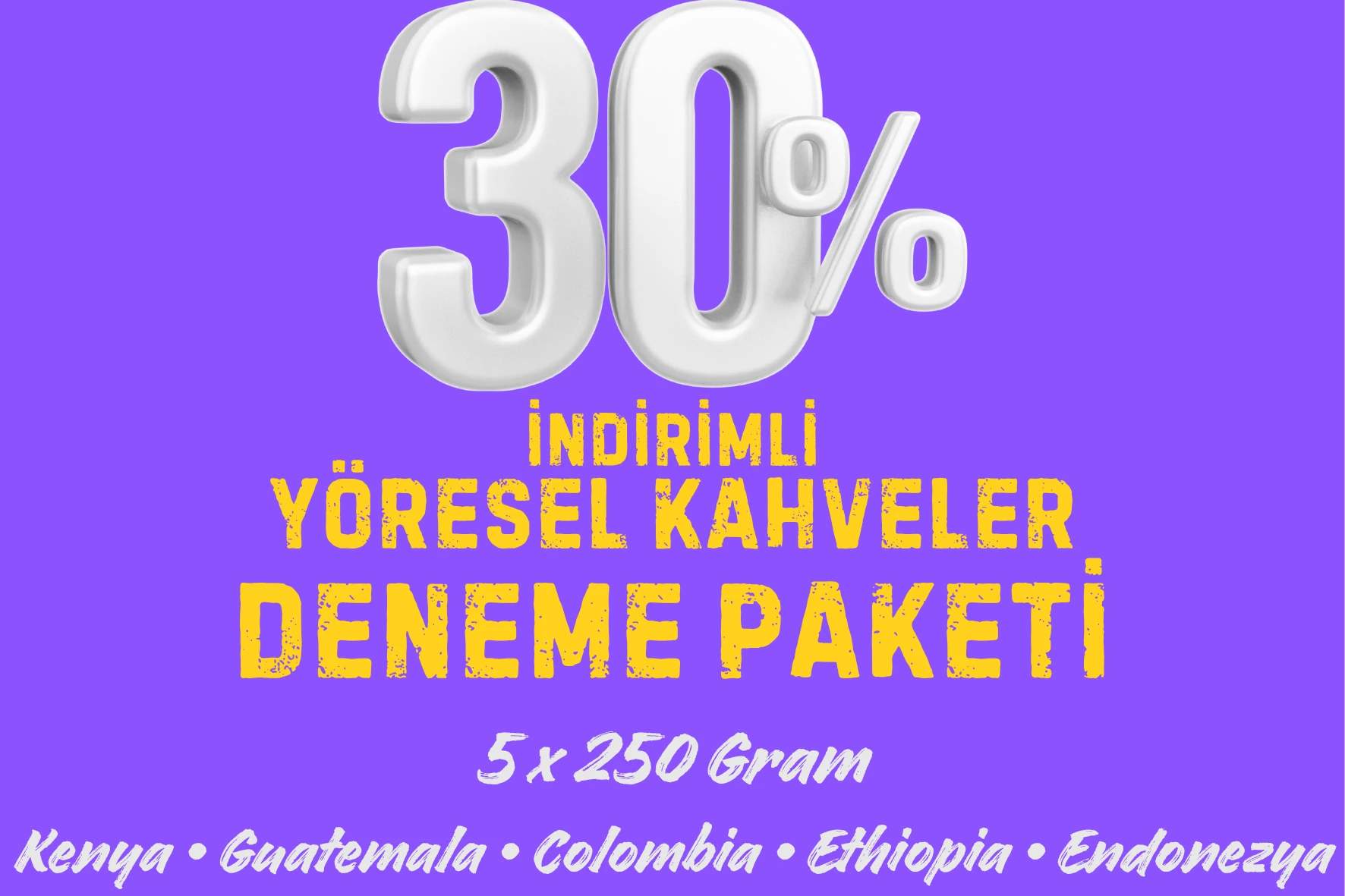 Yöresel Kahveler Deneme Paketi