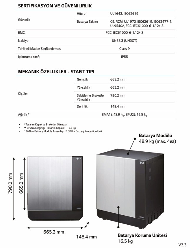 LG FLEX 8.6 KWH  BATARYA (2 MODÜL)