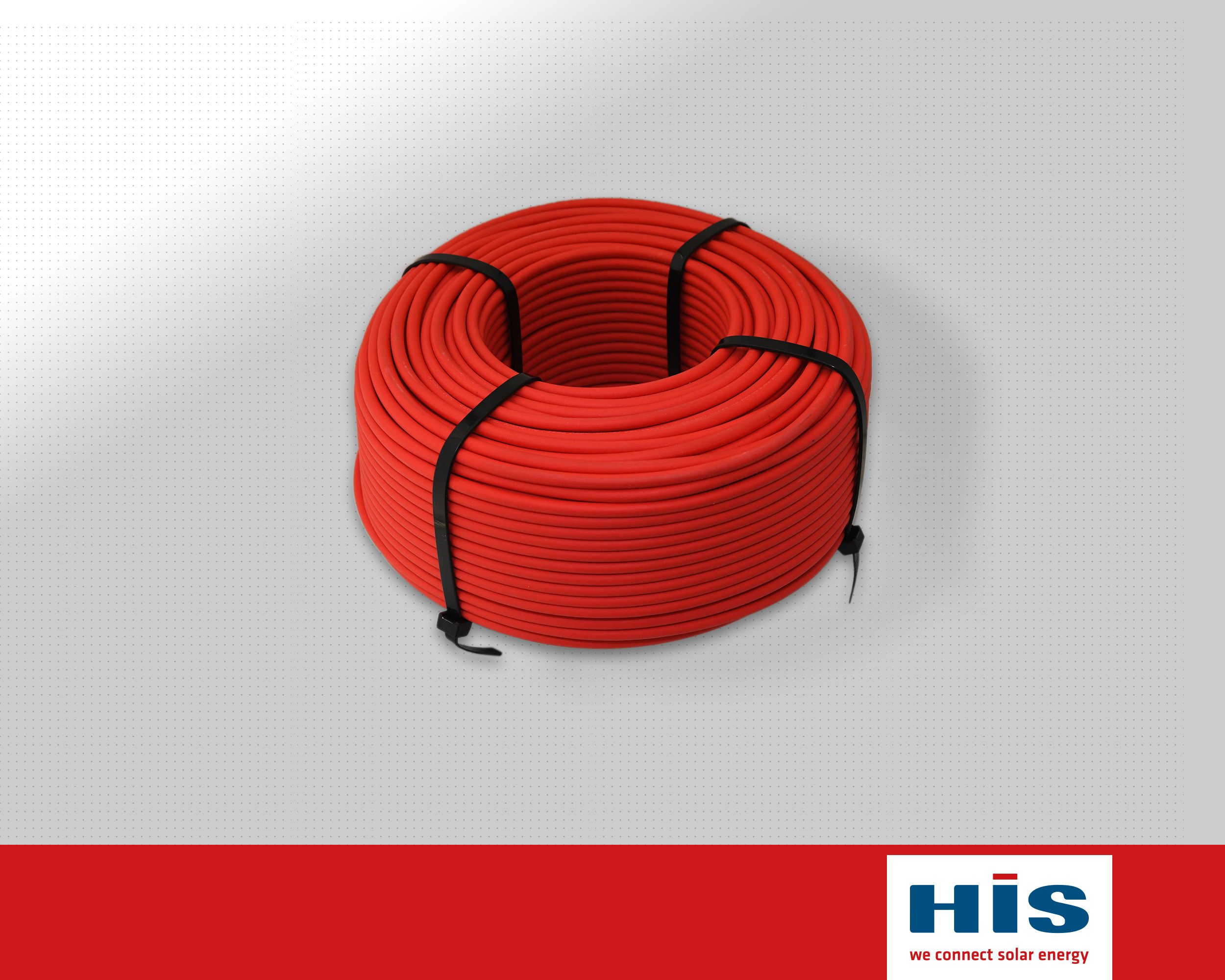 His Solar (Hikra Plus) Solar Kablo Kırmızı – 6 mm